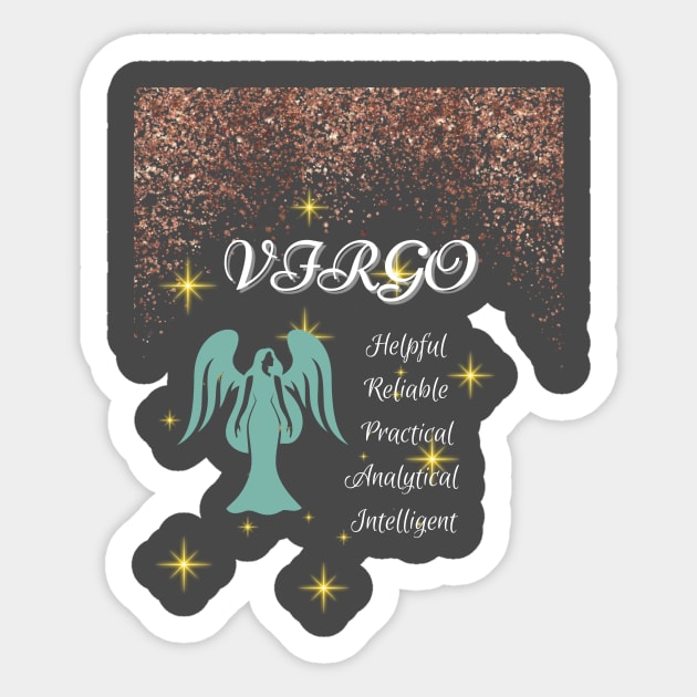 VIRGO ♍ Zodiac Sign Astrology Sticker by Bro Aesthetics